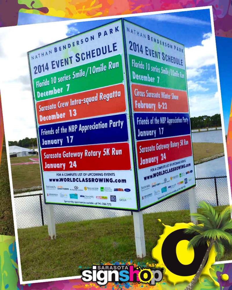 Custom Outdoor Signs Yard & Storefront Sarasota Sign Shop