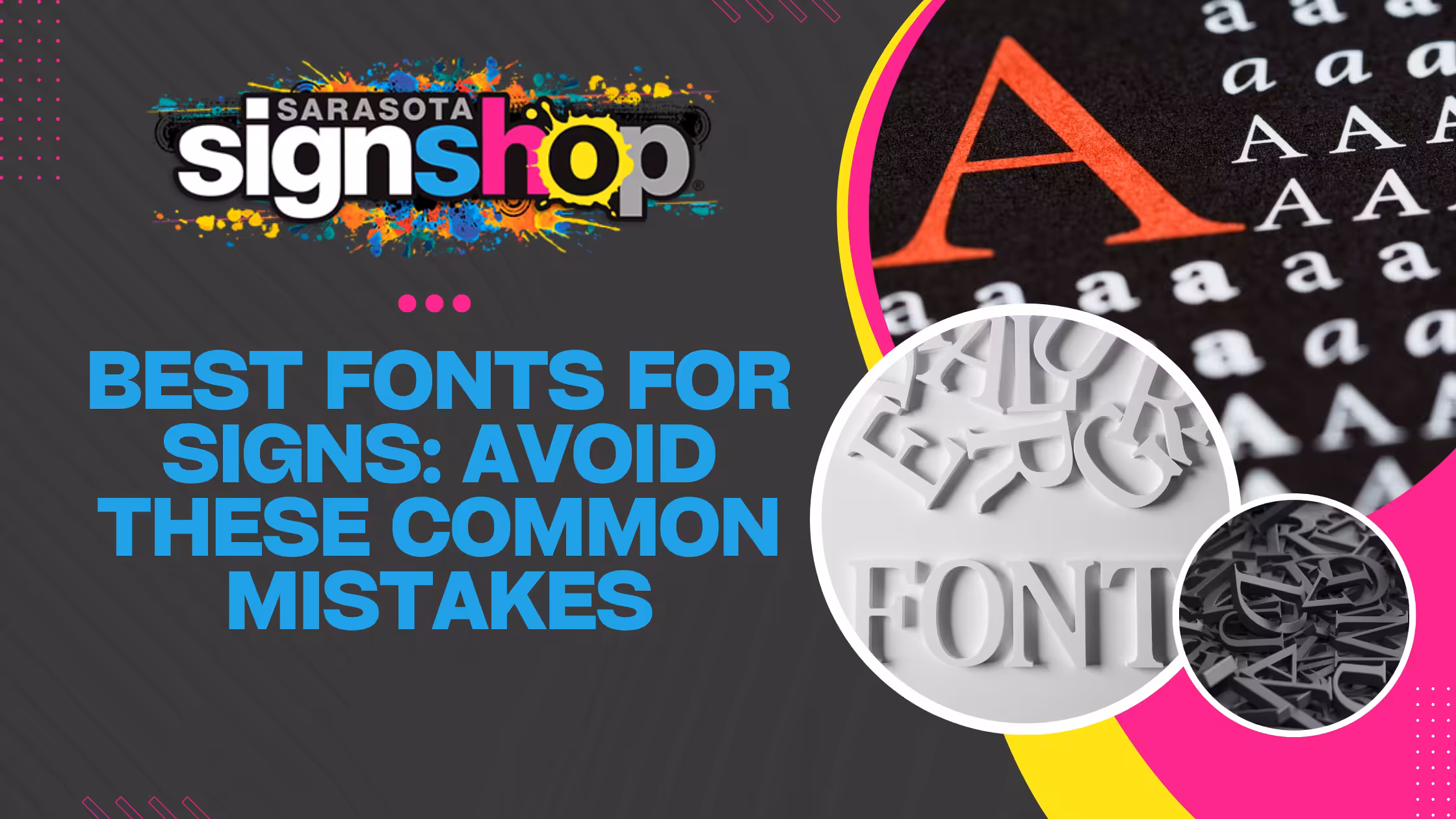 Best Fonts for Signs
