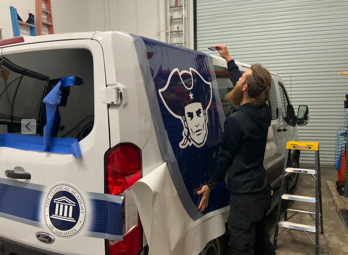 Installation of a vehicle Wrap