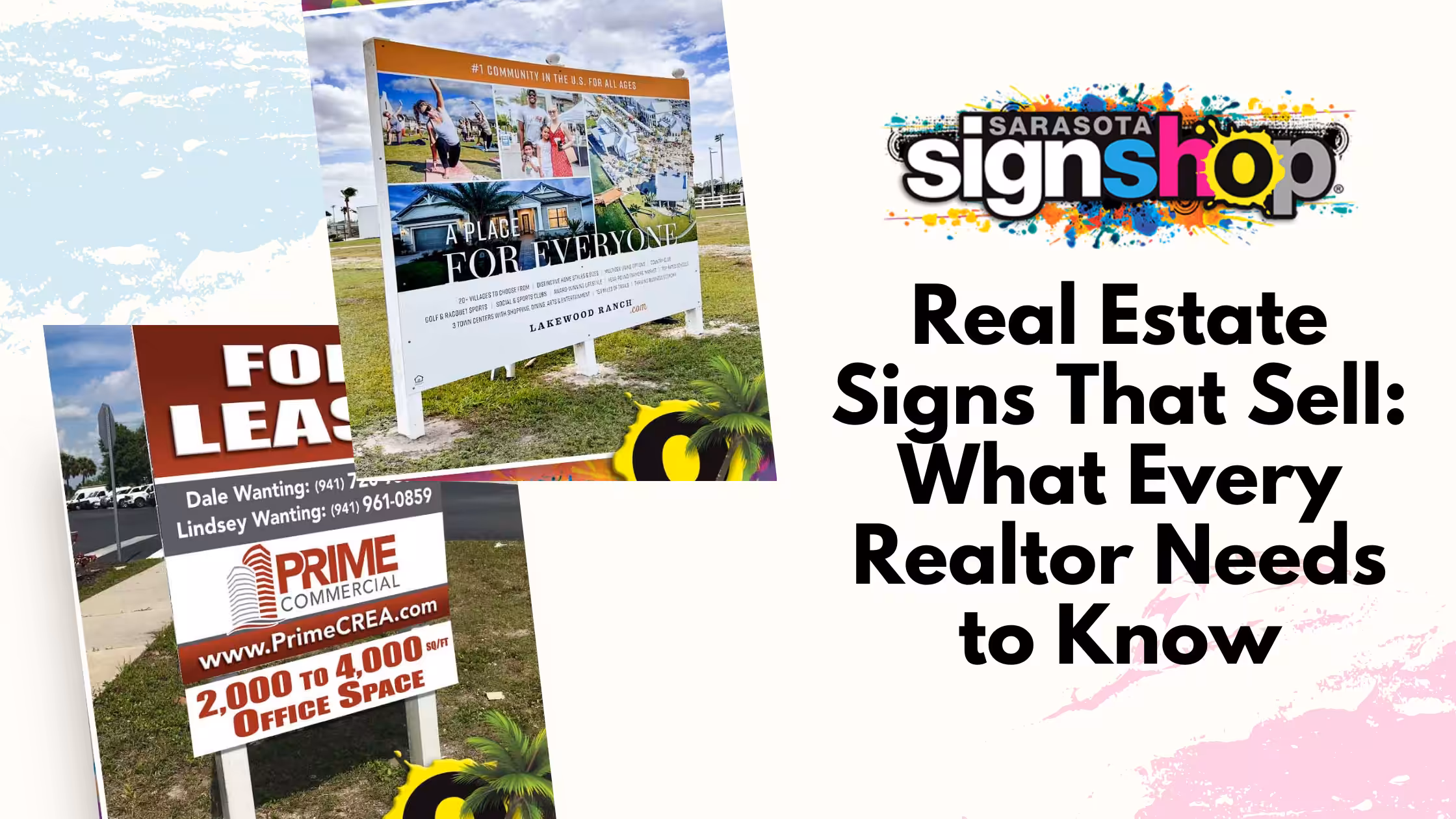 Real Estate Signs Sarasota Florida