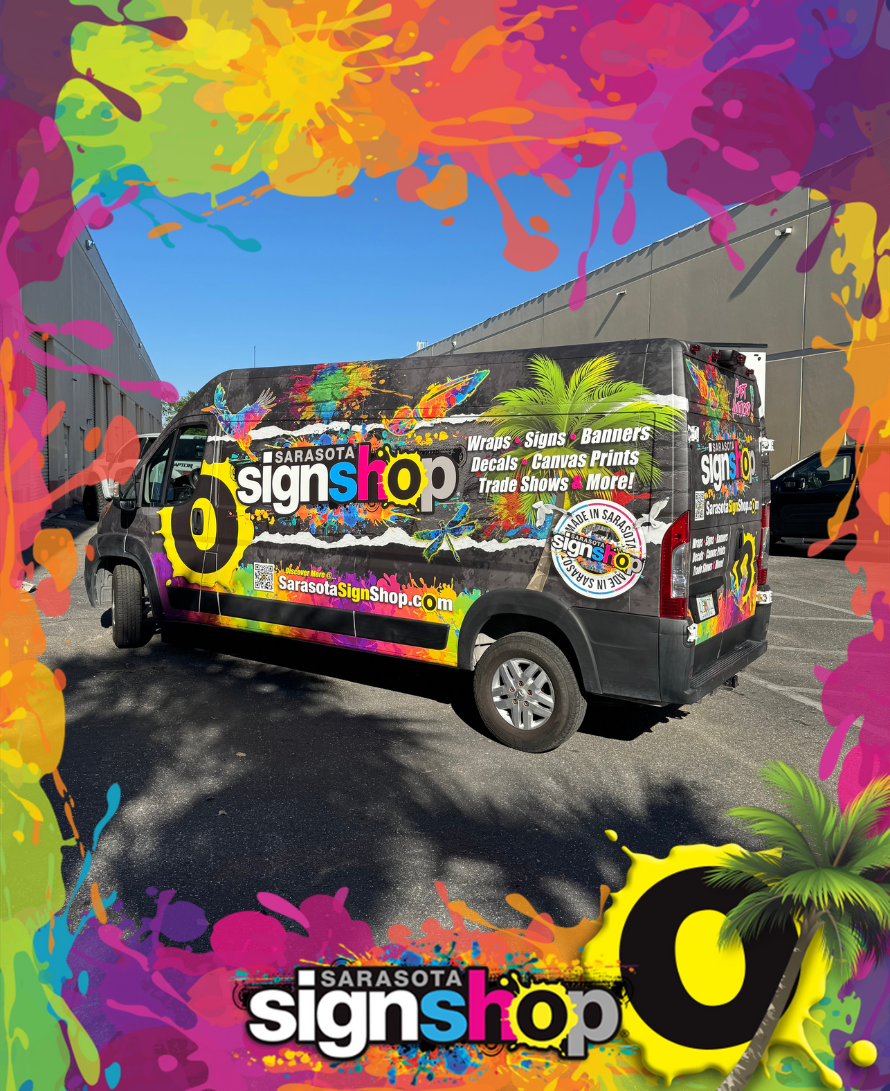 Sarasota Sign Shop Van