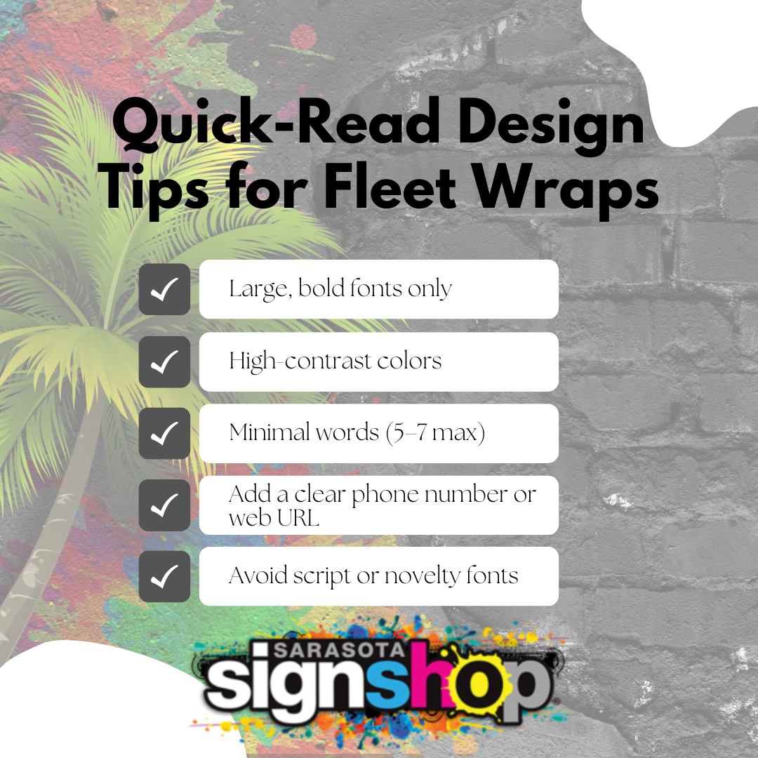 Design Tips for Fleet Wraps