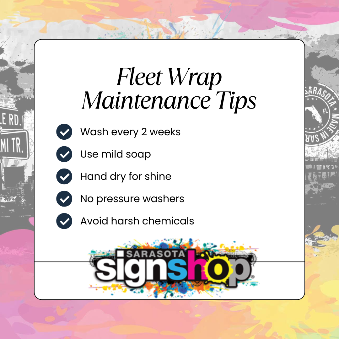 Fleet Wrap Maintenance Tips