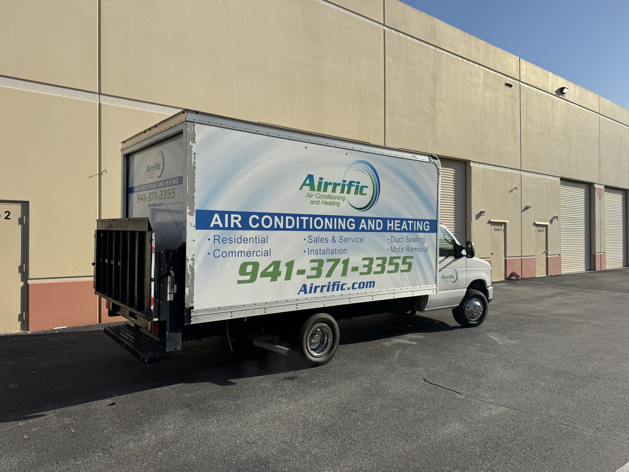 fleet Wrap of an air conditioning and heating company
