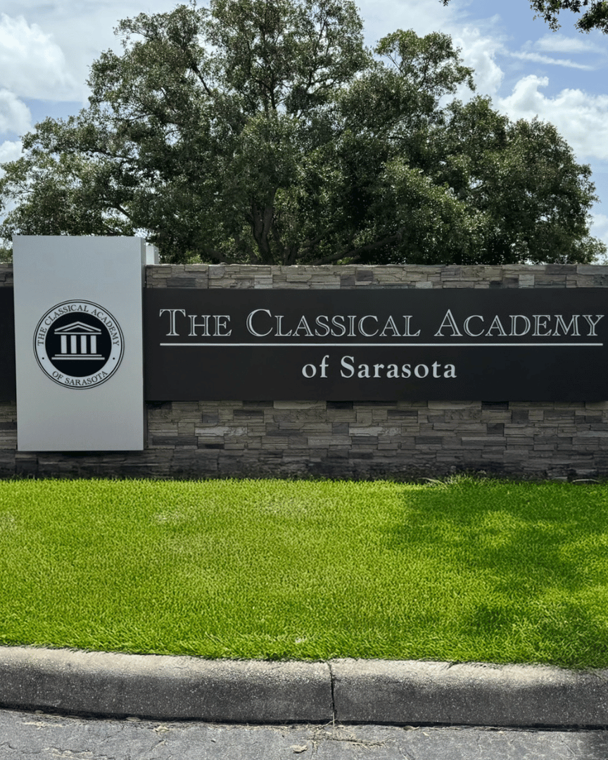 The Classical Academy Monument Sign