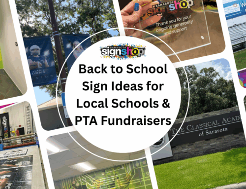 Back to School Sign Ideas for Local Schools & PTA Fundraisers