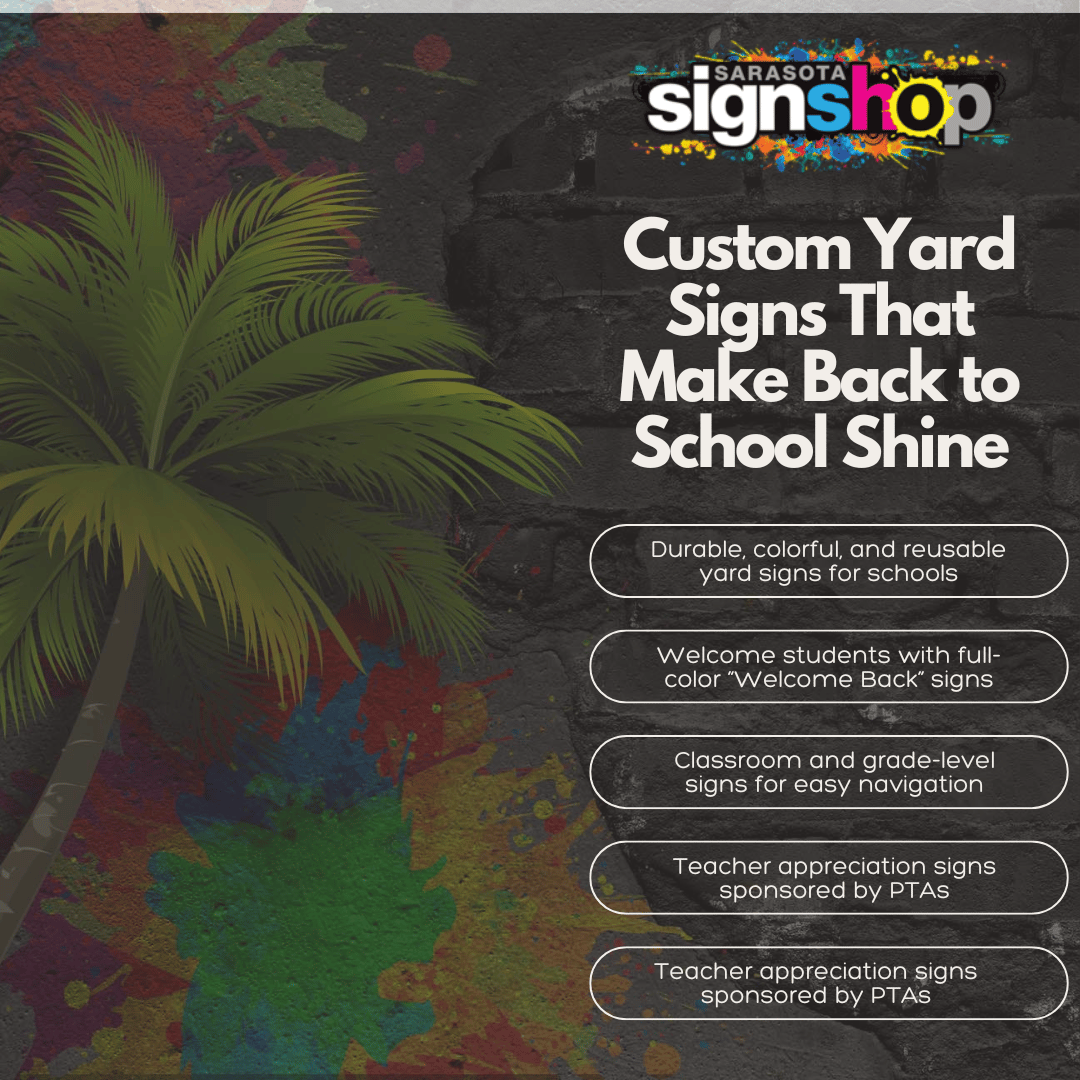 Custom Yard Signs - School
