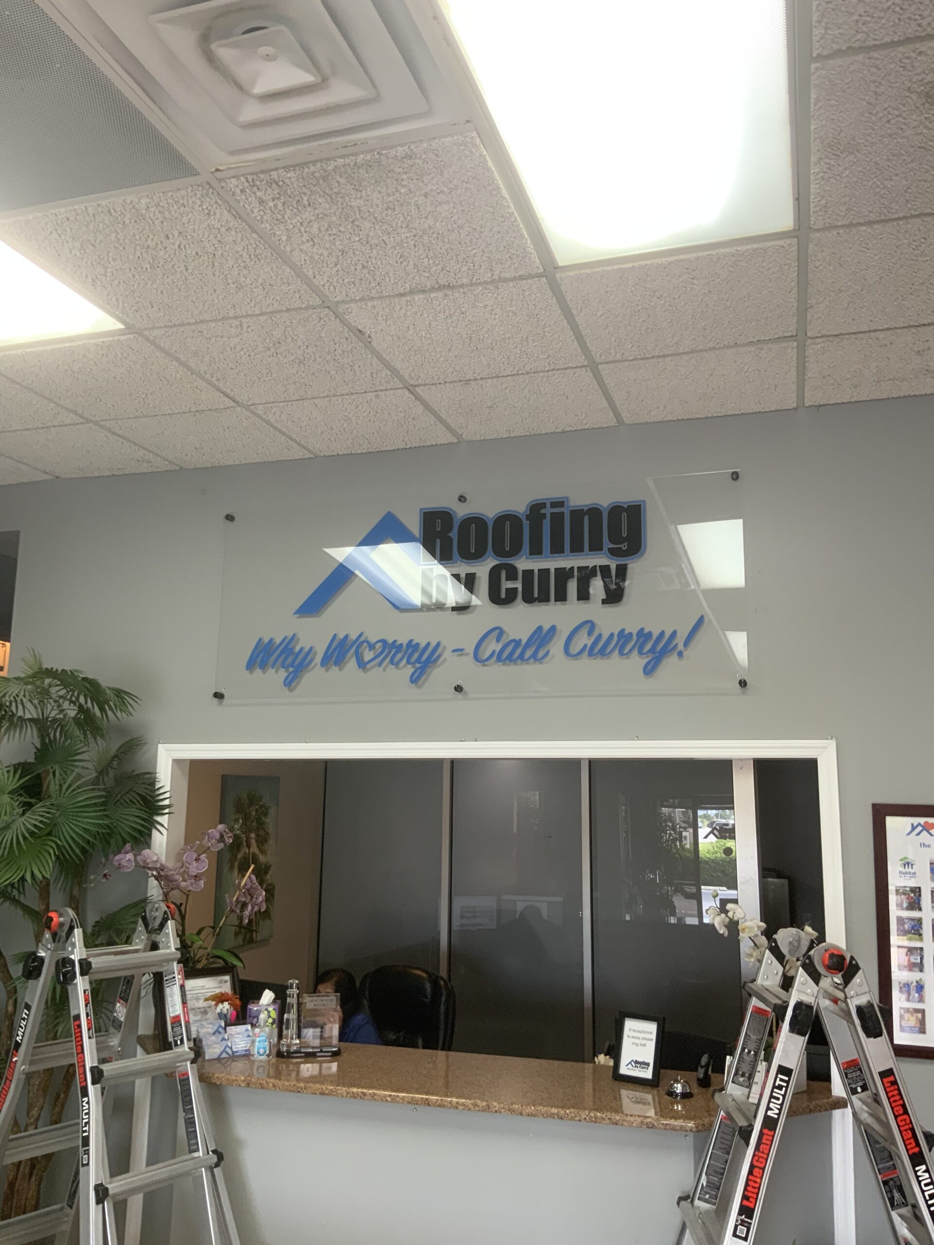 Michael Saunders Branded Lobby Sign