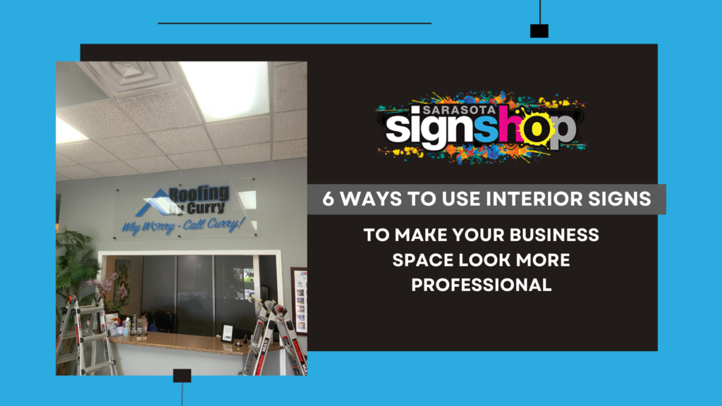 Interior Signs Blue