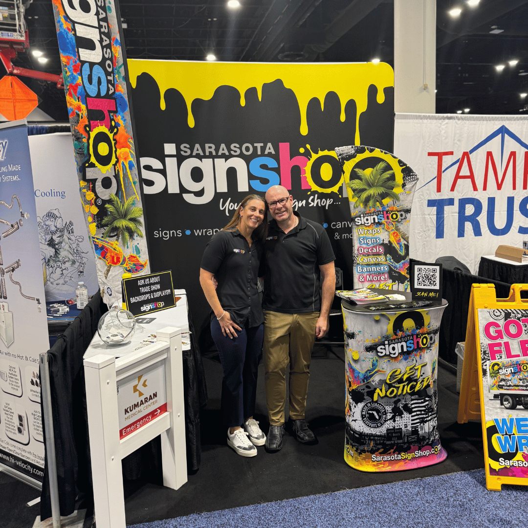 Dave And Susan Local Sarasota Sign Shop owners David and Susan Underwood