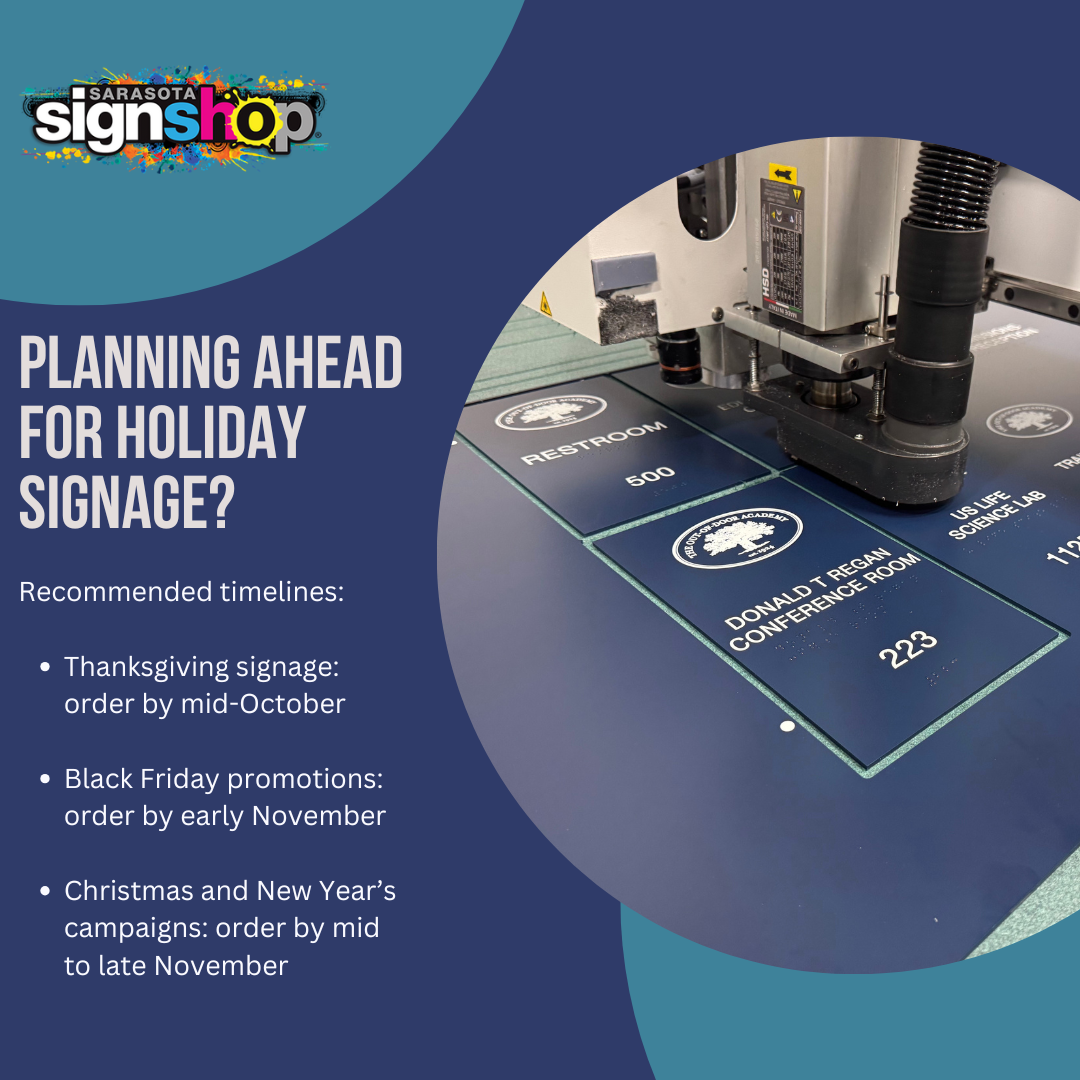 Planning Ahead For Holiday Signage