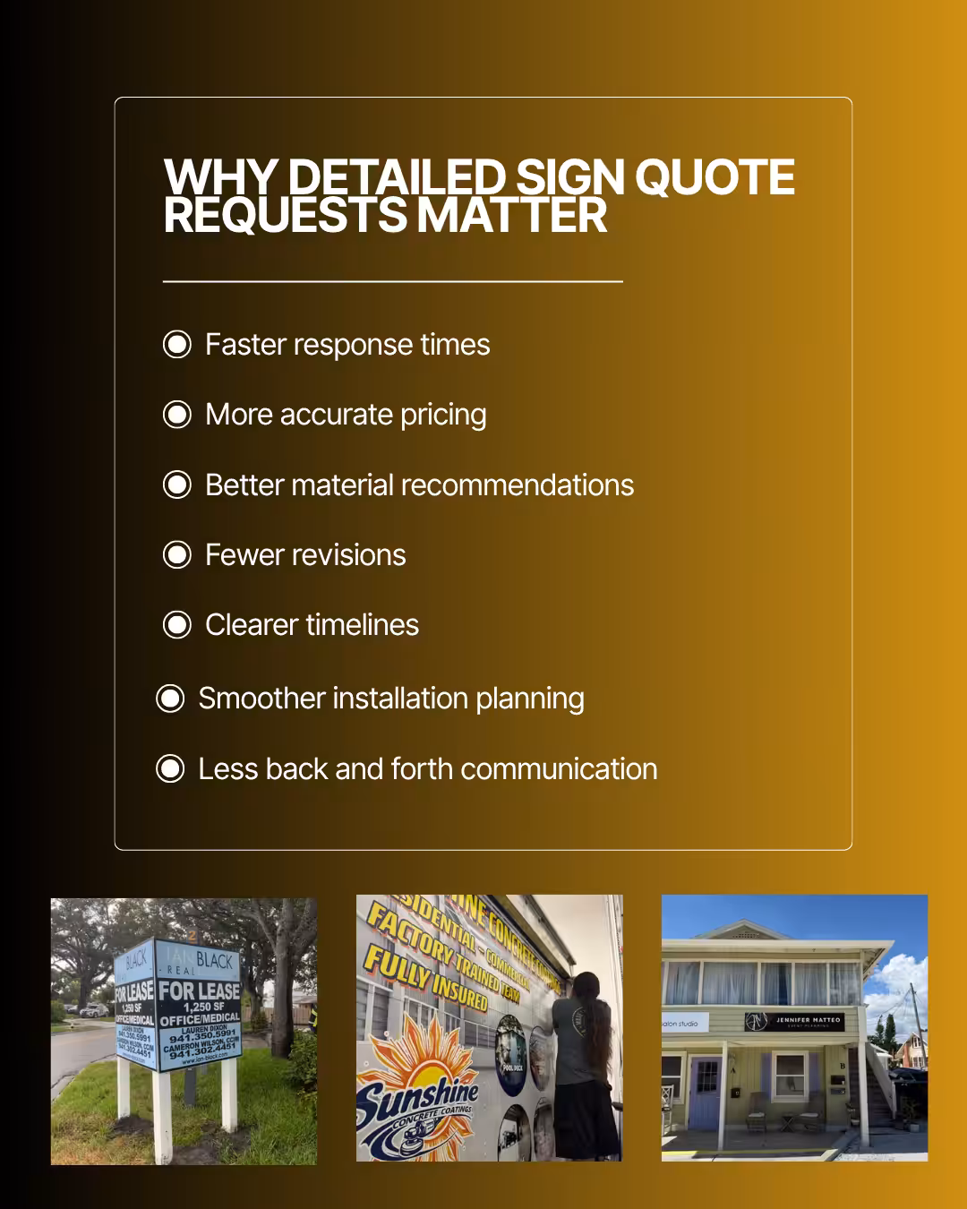 Sarasota sign shop
