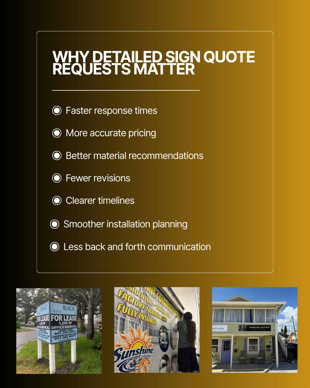 Sarasota sign shop