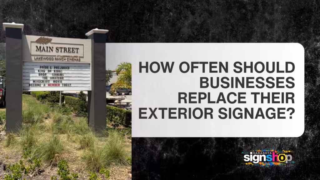 Replace Exterior Signage