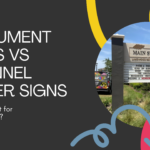 Monument Signs vs Channel Letter Signs: Which Is Right for Your Business?
