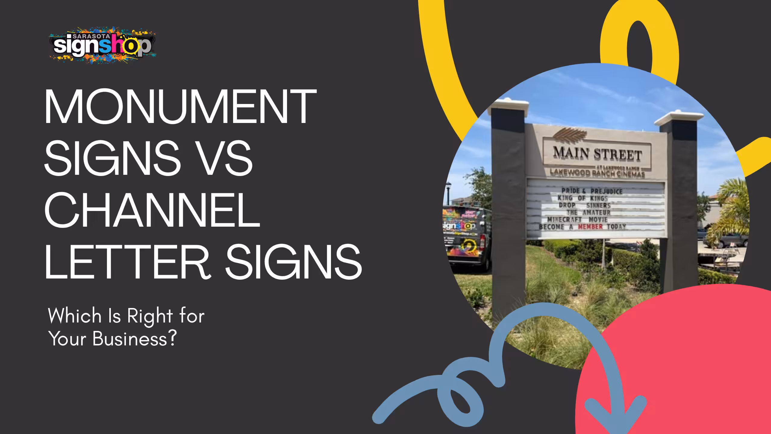 Monument Signs vs Channel Letter Signs
