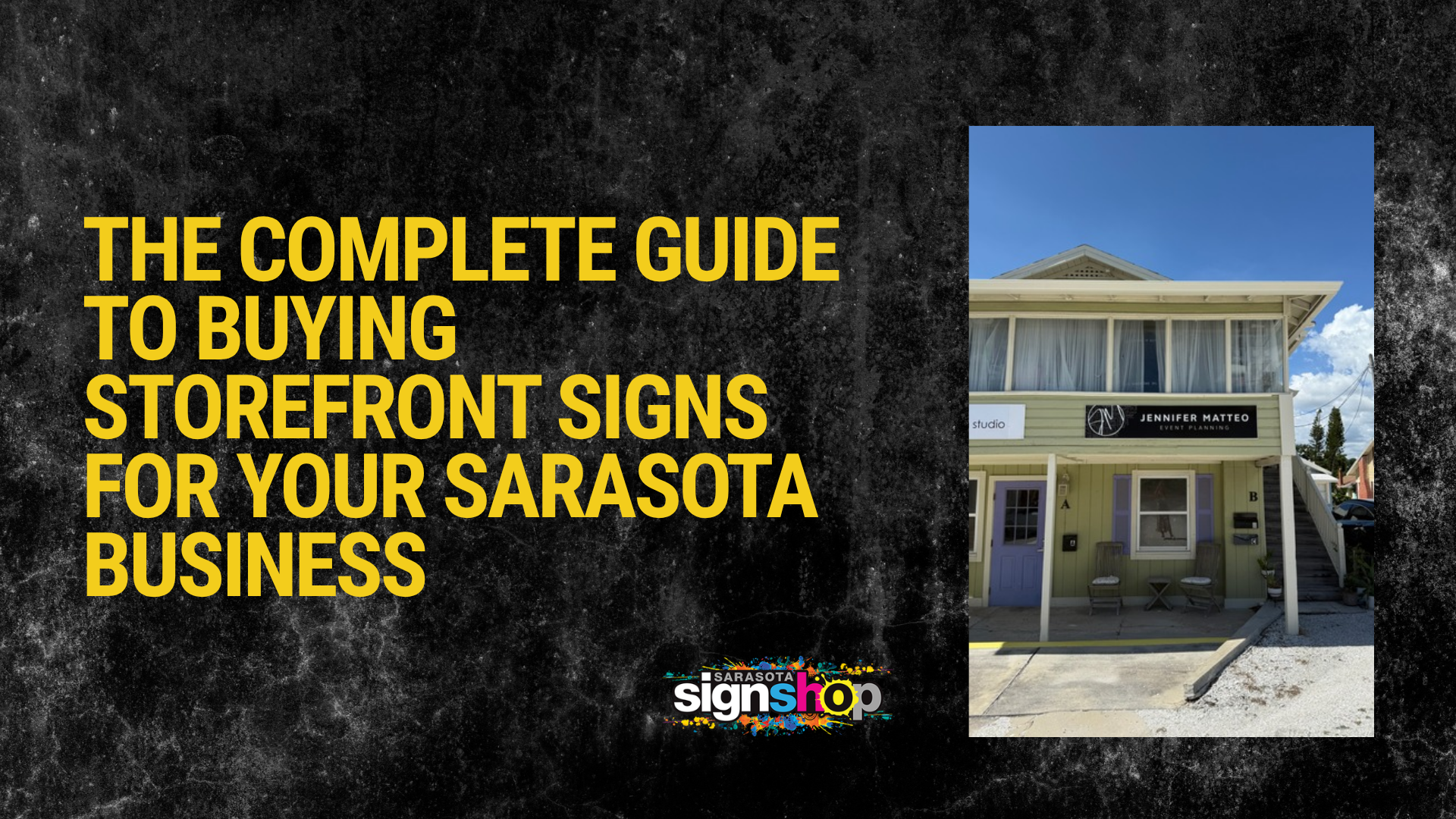 storefront signs Sarasota